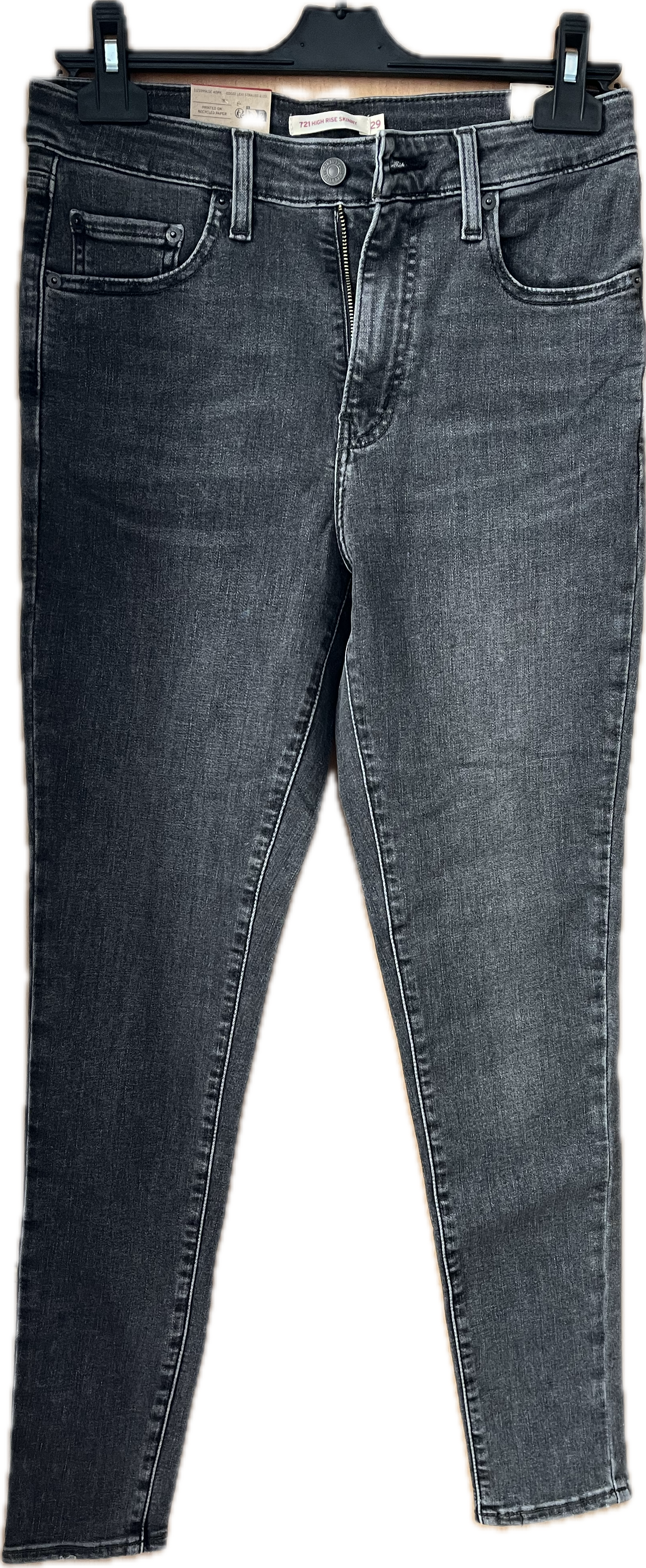 jeans Levi Strauss 721, šedé 3